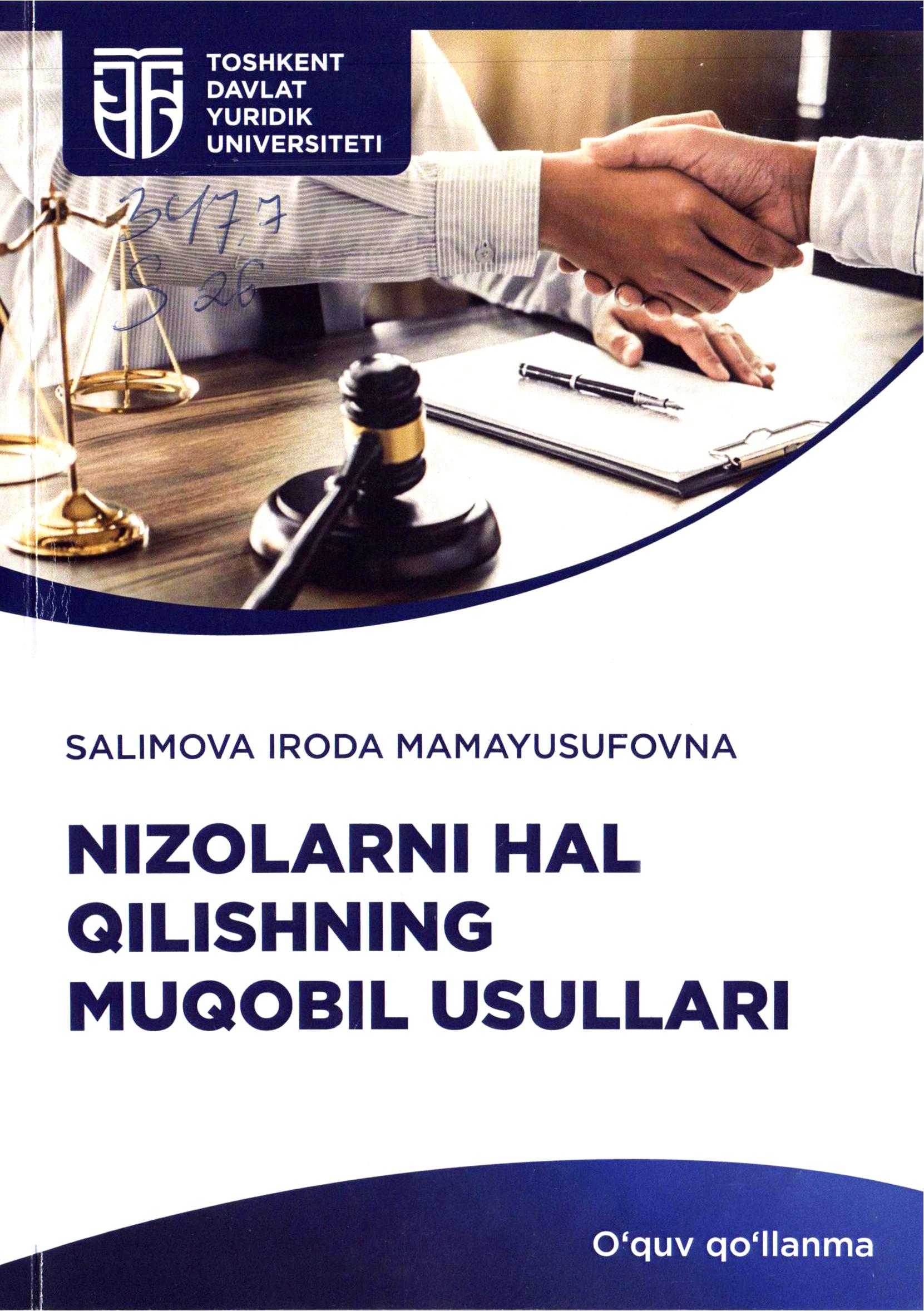 Nizolarni hal qilishning muqobil usullari. Salimova I. 2022