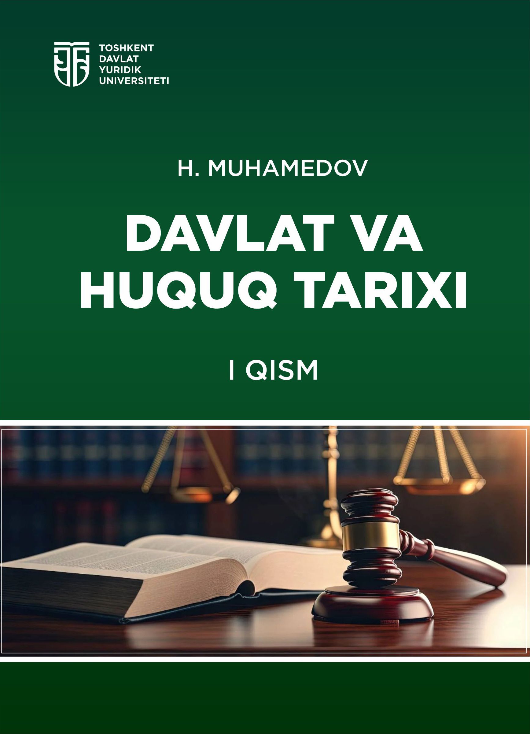 Davlat va huquq tarixi. I qism