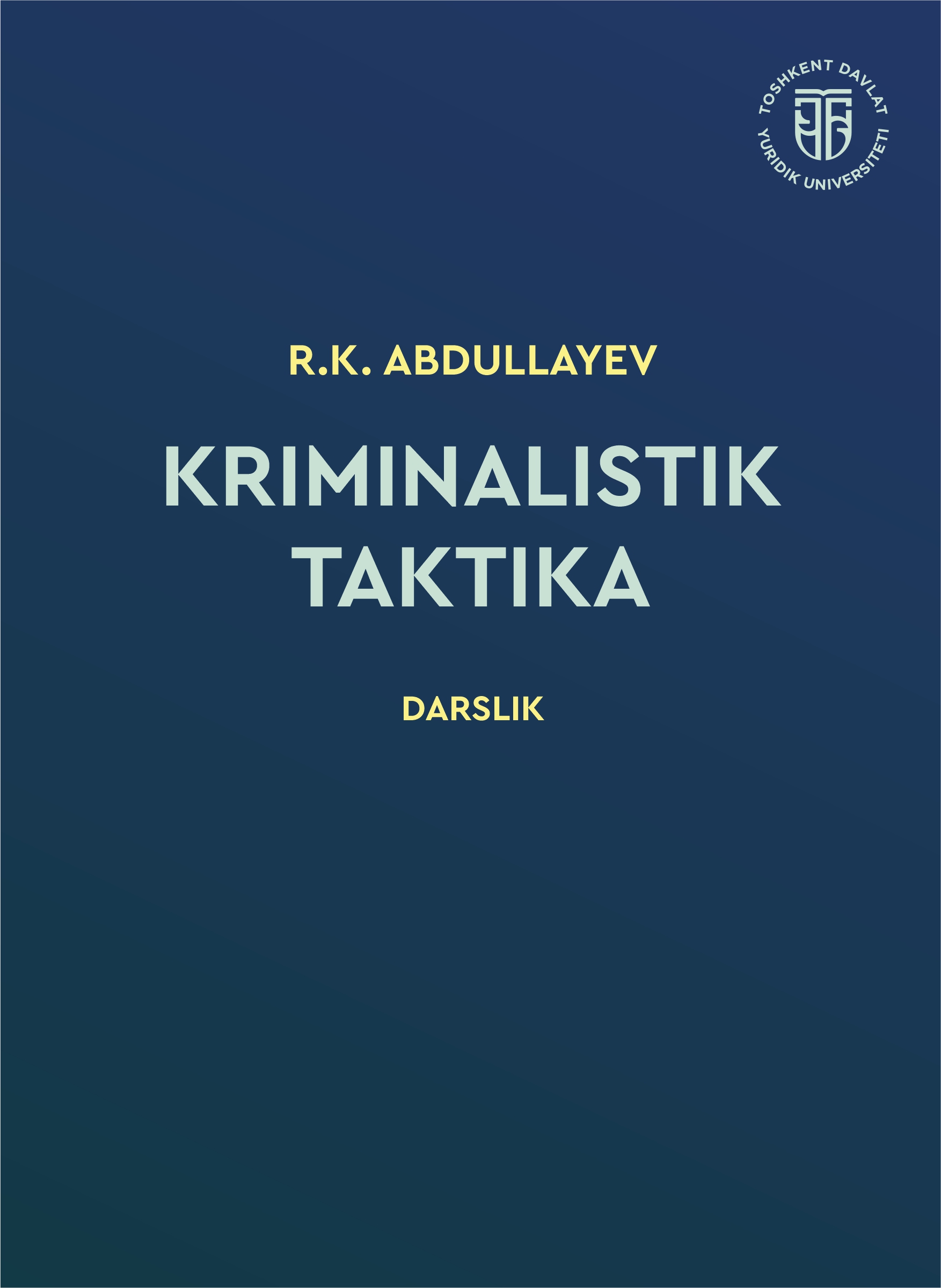Kriminalistik taktika